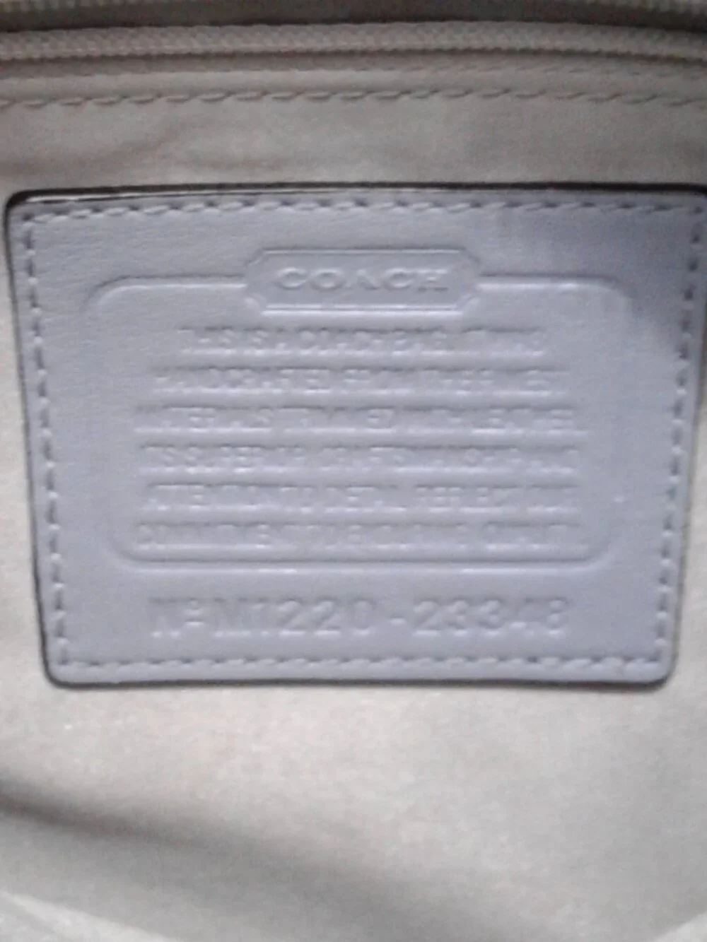 Coach Floral Print Purse